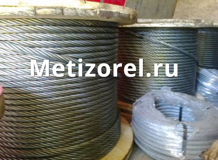 Канат для буровой установки, нефтяных и газовых скважин ГОСТ 16853-88 трос типа ЛК-РО